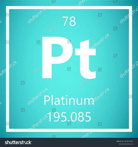 Periodic Table of Elements: Platinum Pt .